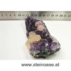 Amethyst Uruquay + Calcite